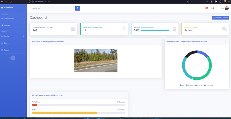 AI Animal Surveillance System – screenshot 1