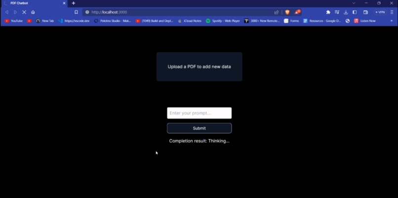 DocuSense: AI-Powered PDF Question-Answering Platform – screenshot 1