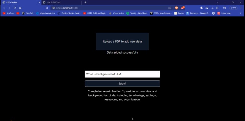 DocuSense: AI-Powered PDF Question-Answering Platform – screenshot 2