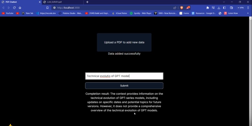 DocuSense: AI-Powered PDF Question-Answering Platform – screenshot 3