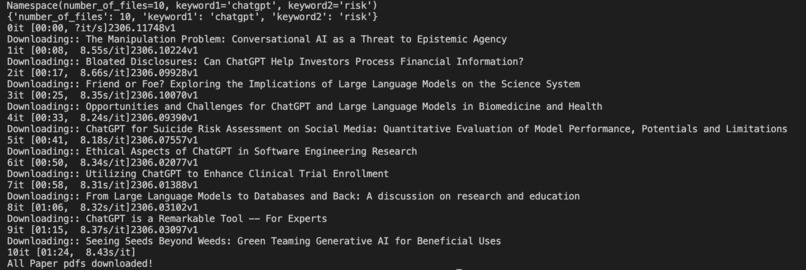 arxiv_app – screenshot 2
