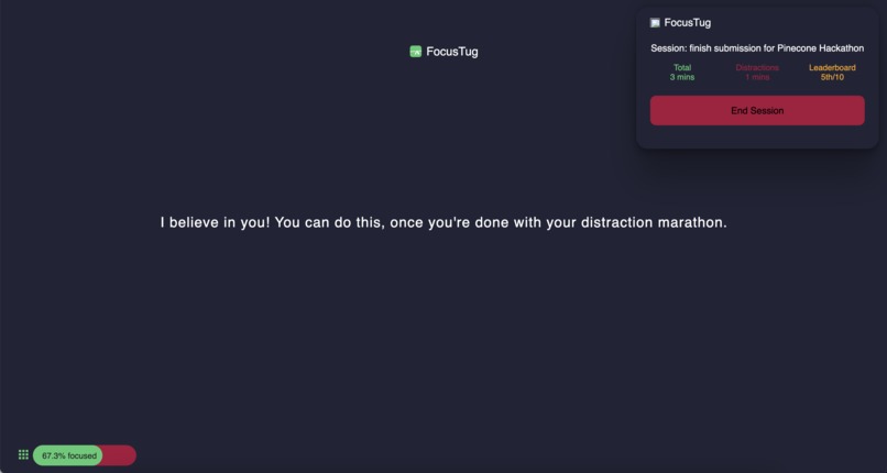 FocusTug – screenshot 2