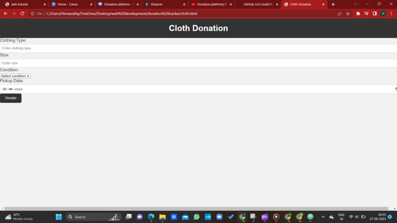 Donation Platform – screenshot 7