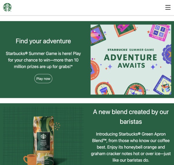 Starbucks Clone – screenshot 1
