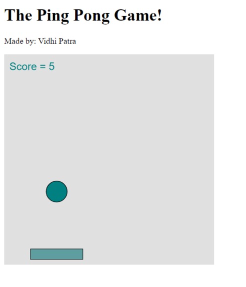 The Ping Pong Game – screenshot 1