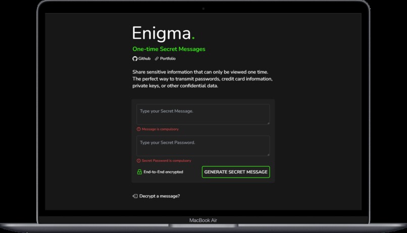 Enigma – screenshot 1