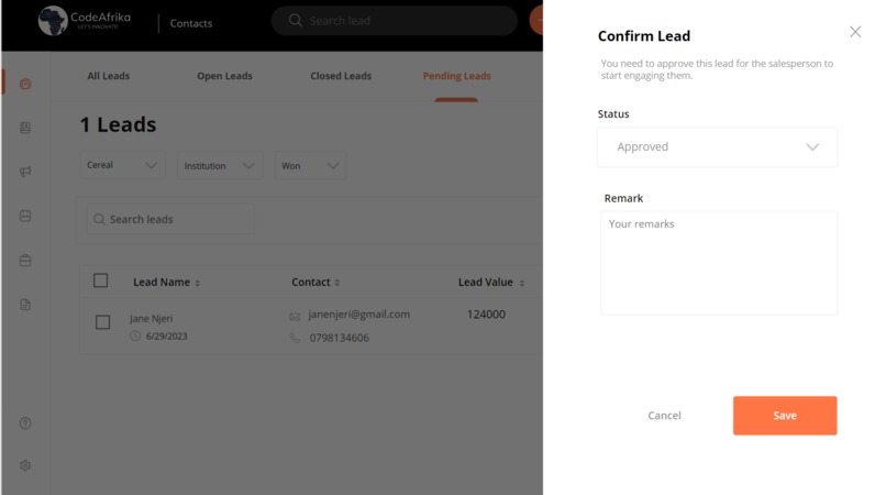 LeadSense – screenshot 2