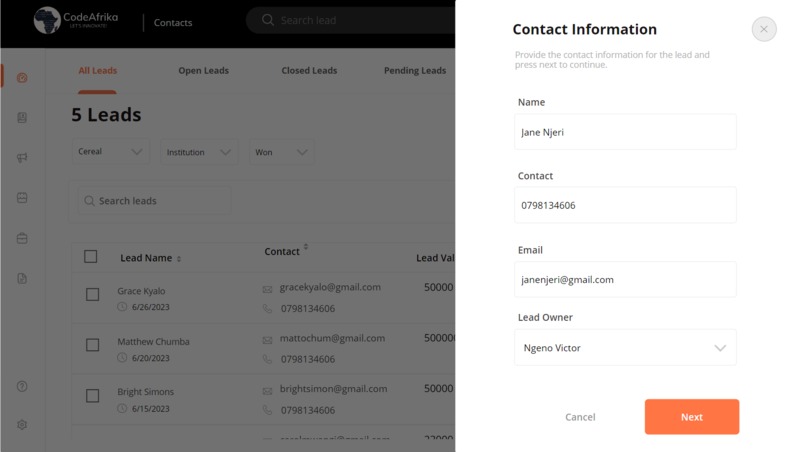 LeadSense – screenshot 3