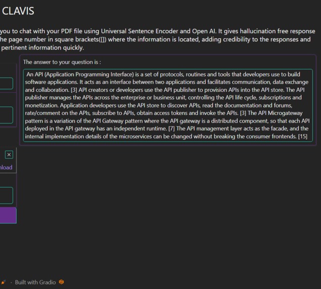 Document Based Conversational Language Assistant – screenshot 1