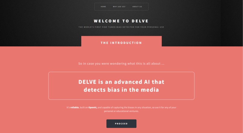 DELVE: The World's Best Bias Detector – screenshot 1