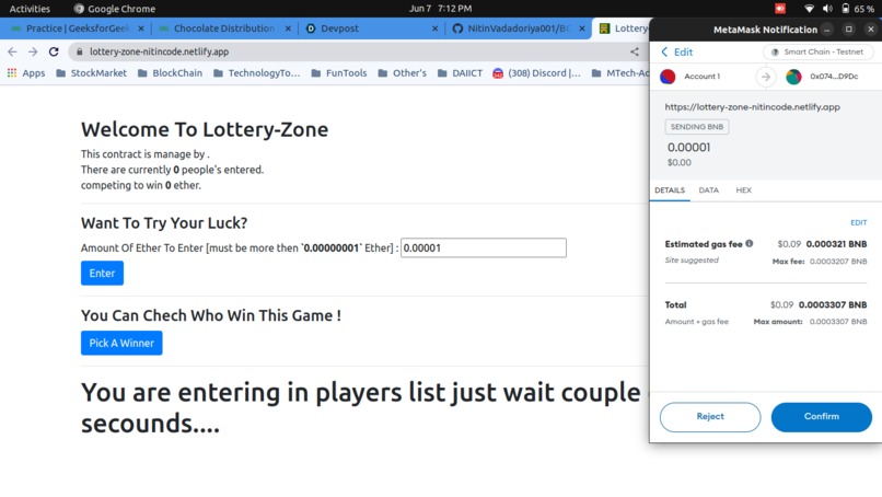 LotteryGame – screenshot 2