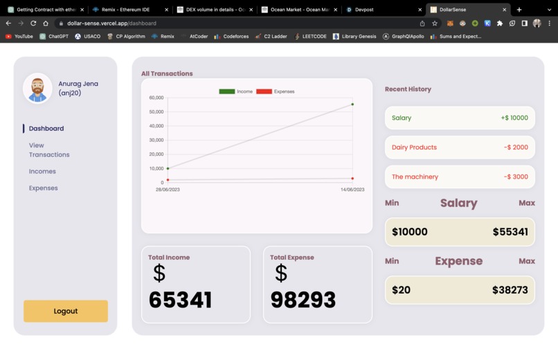 DollarSenses – screenshot 1