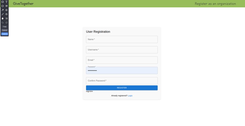 Give together  – screenshot 1