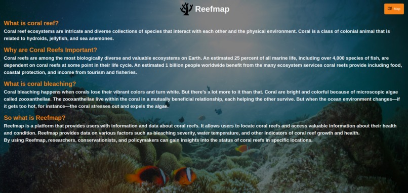 Reefmap – screenshot 1
