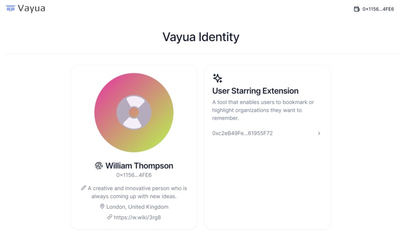 The Vayua DAO – screenshot 4