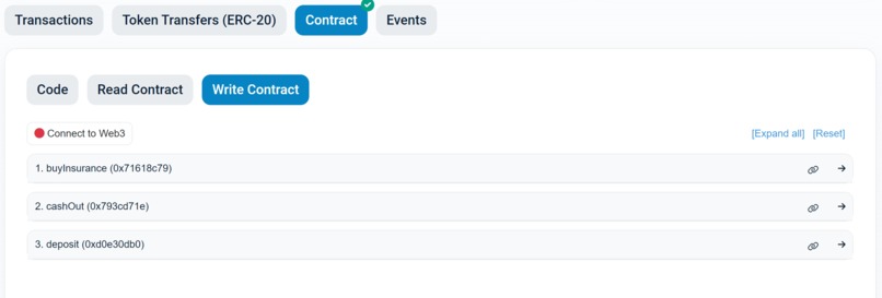 ETHurance – screenshot 2