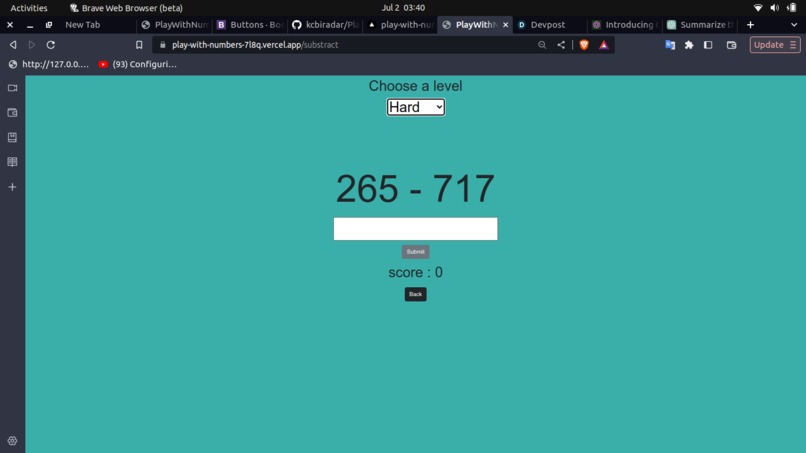 PlayWithNumbers – screenshot 5