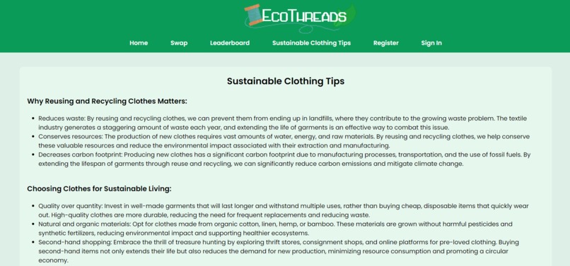 EcoThreads – screenshot 6