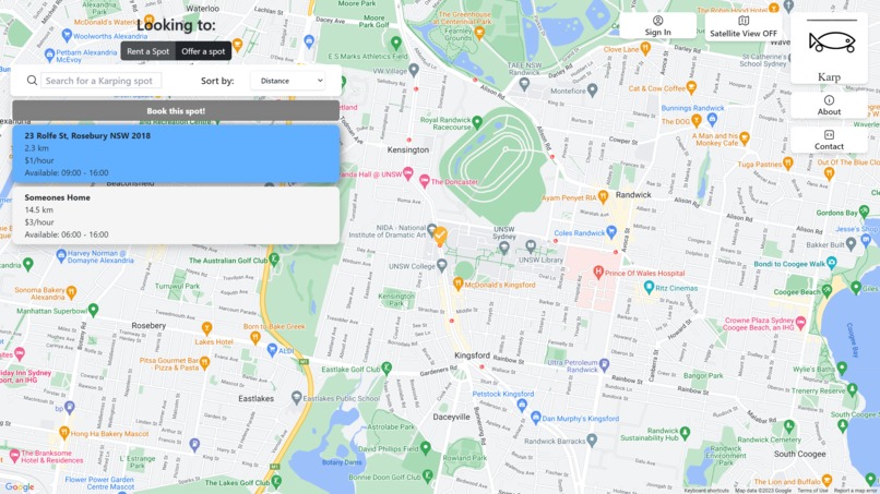 Karp - Parking Made Easy – screenshot 1