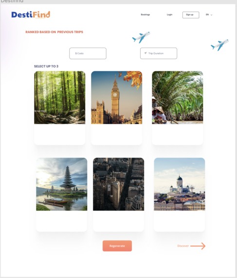 DestiFind – screenshot 2