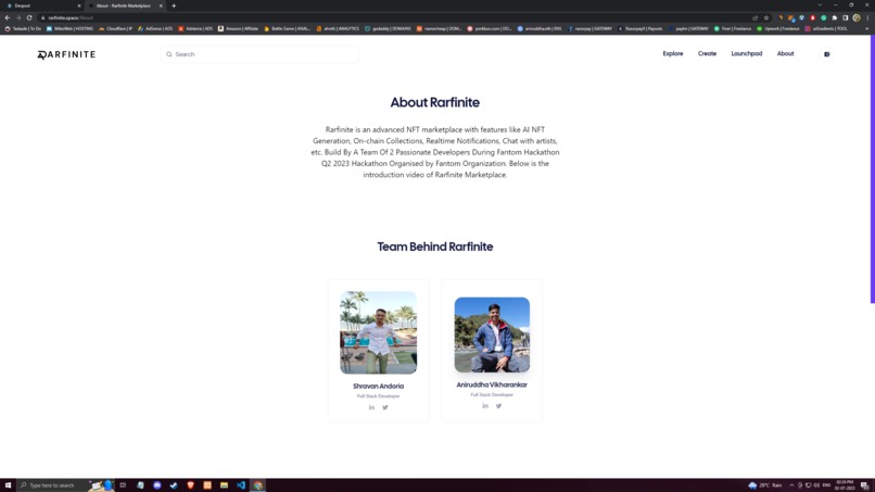 Rarfinite - AI NFT Marketplace – screenshot 7