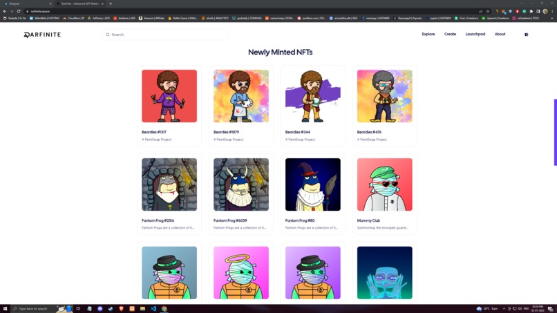 Rarfinite - AI NFT Marketplace – screenshot 2