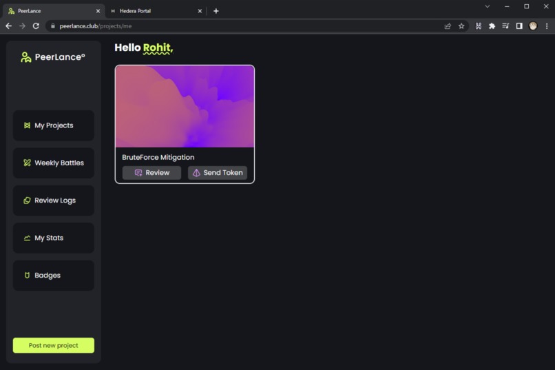 PeerLance° – screenshot 4