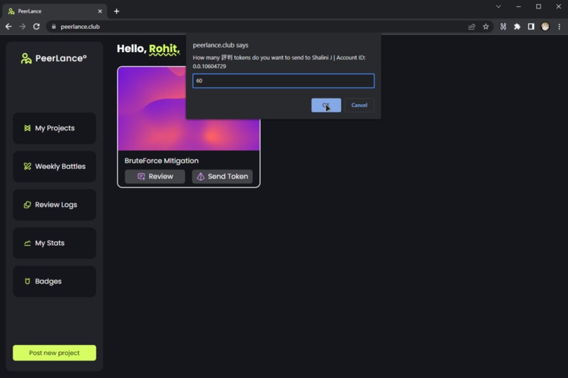 PeerLance° – screenshot 5
