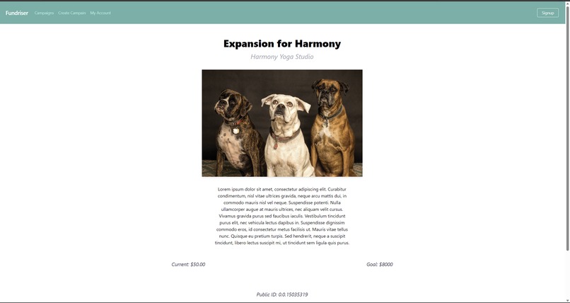 FundRiser – screenshot 3