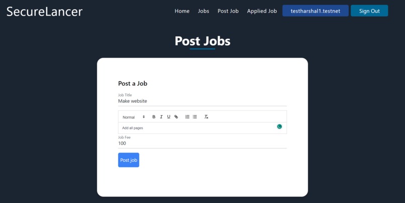 SecureLancer – screenshot 5