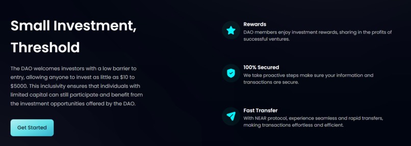 Investment DAO – screenshot 3