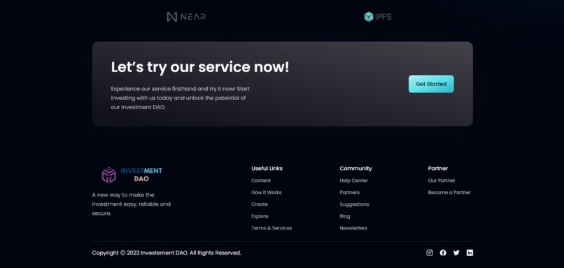 Investment DAO – screenshot 6