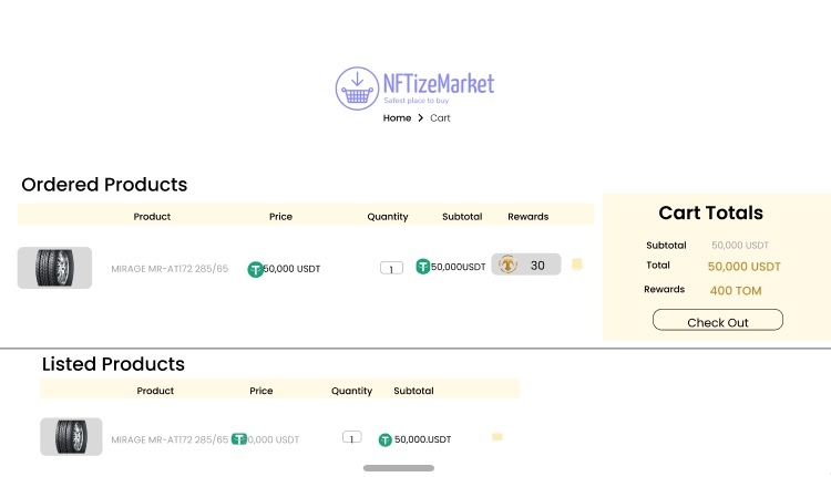 NFTizeMarket – screenshot 4