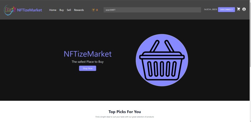 NFTizeMarket – screenshot 8