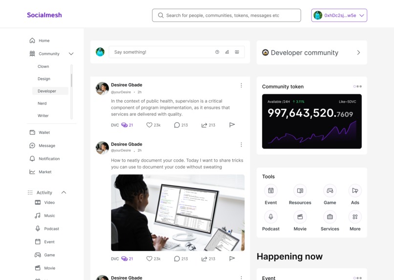 SocialMesh  – screenshot 5