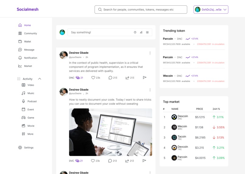 SocialMesh  – screenshot 3