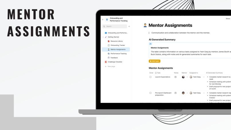 Onboarding & Performance Tracker – screenshot 5