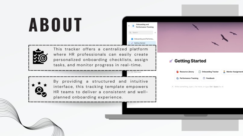 Onboarding & Performance Tracker – screenshot 1