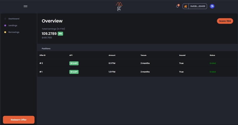 GainX DAO – screenshot 9