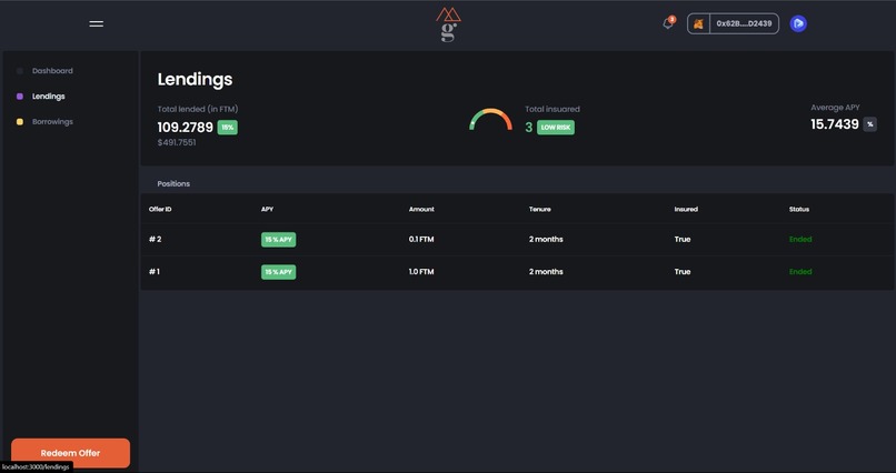 GainX DAO – screenshot 10