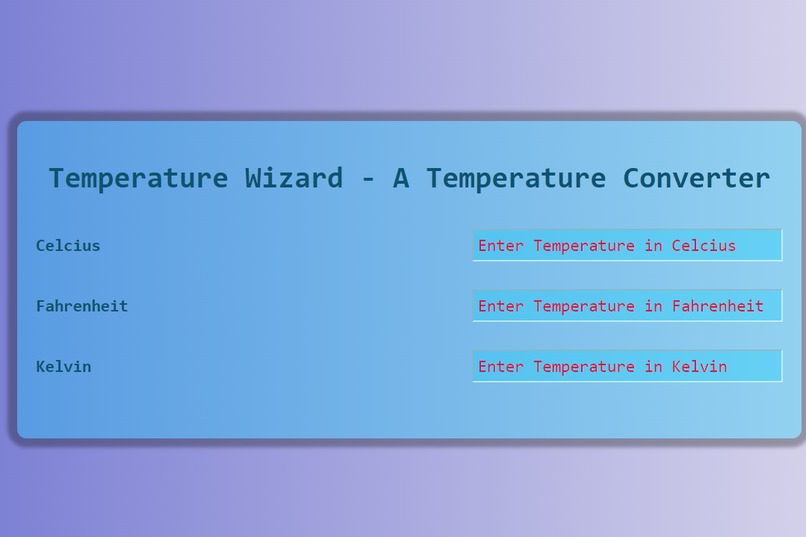 Temperature Converter – screenshot 1