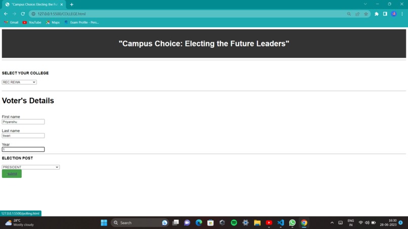   ELECTICAST ( An unbiased voting and review system )   – screenshot 3