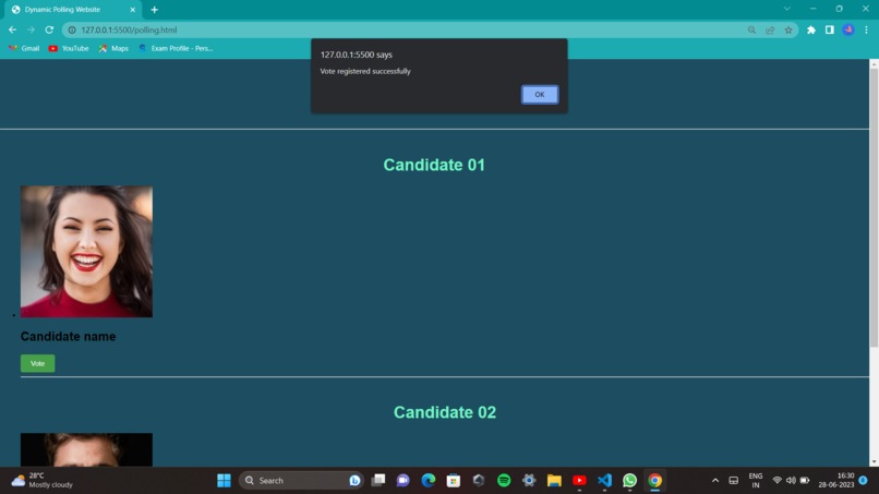   ELECTICAST ( An unbiased voting and review system )   – screenshot 5
