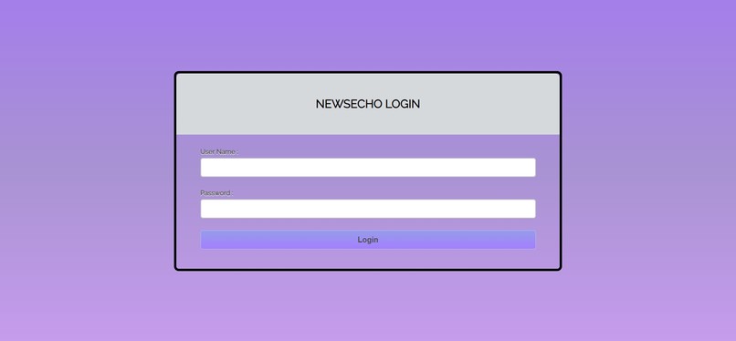 NEWSECHO – screenshot 1
