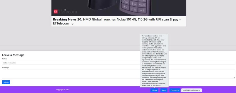 NEWSECHO – screenshot 7