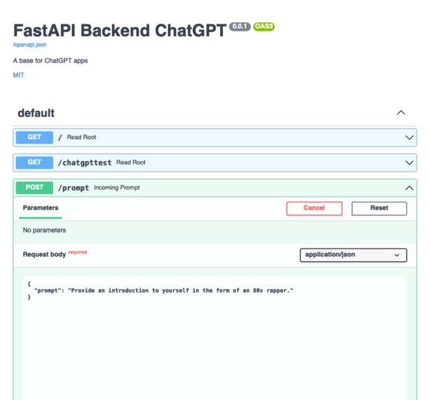 ChatGPT Starter Kit for BunnyShell – screenshot 1