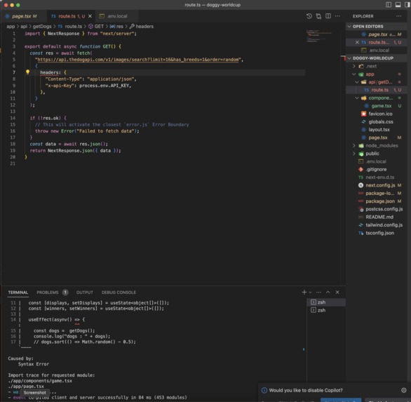 doggy-worldcup – screenshot 1
