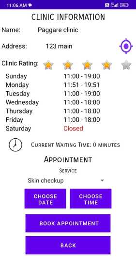 MyClinic Android App – screenshot 6
