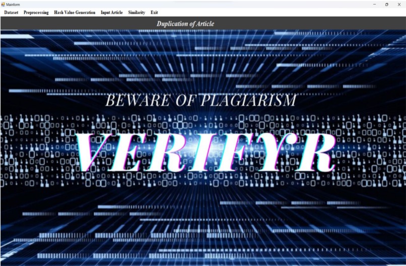 VerifyR – screenshot 2