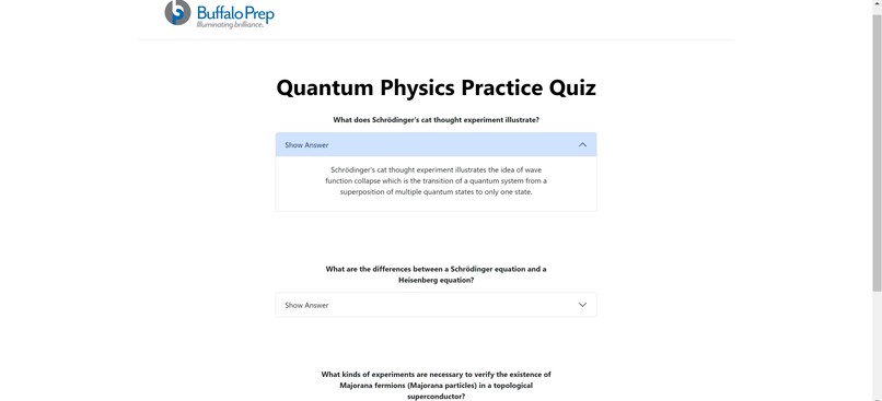 Buffalo PREP AI Mentor – screenshot 3